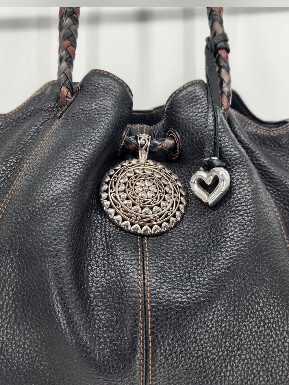 Brighton Leather Purse Y2k Shoulder Bag Boho .